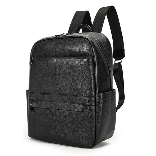 Rucsac Urban / Călătorii din Piele Naturală, Industry, negru