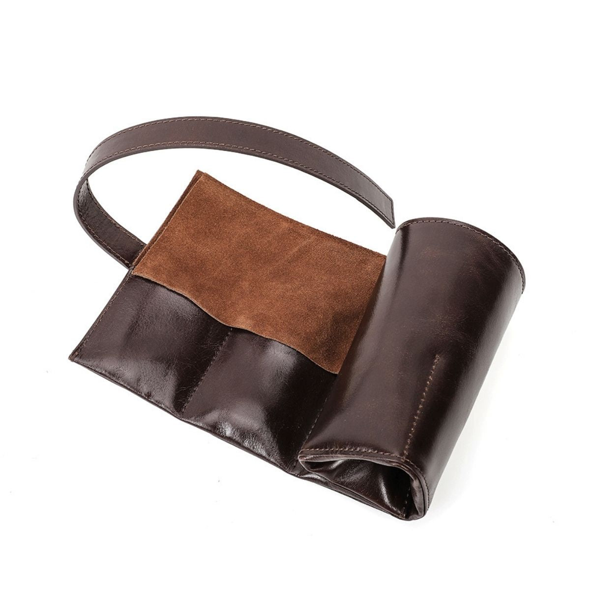 Husă pentru ceasuri de colectie din piele naturala BUSY LDY & GTM® coffee