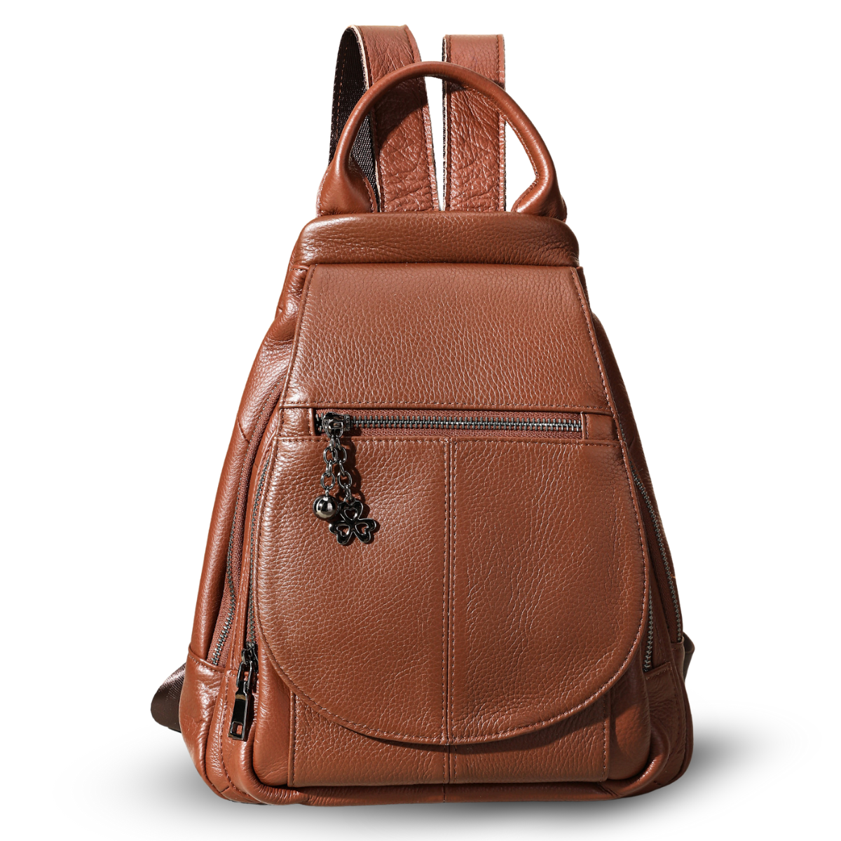 Rucsac piele dama casual Clara Busy Lady & Gentleman bleumarin
