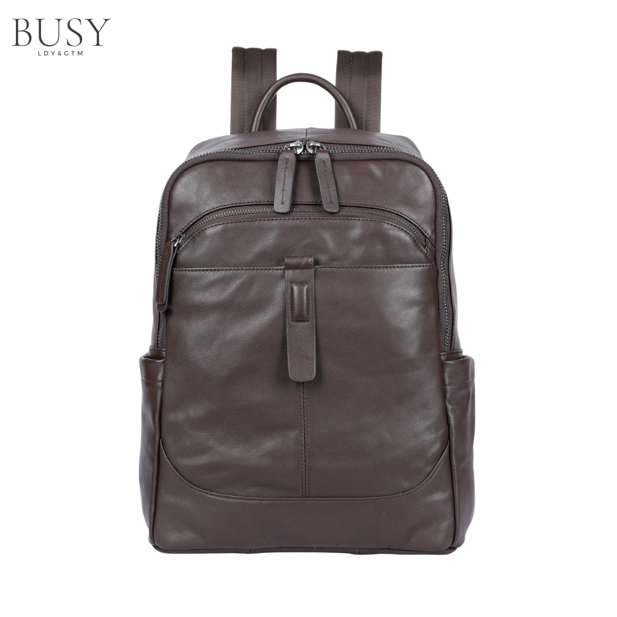 Rucsac piele laptop 14 unisex Barreta Busy Lady & Gentleman