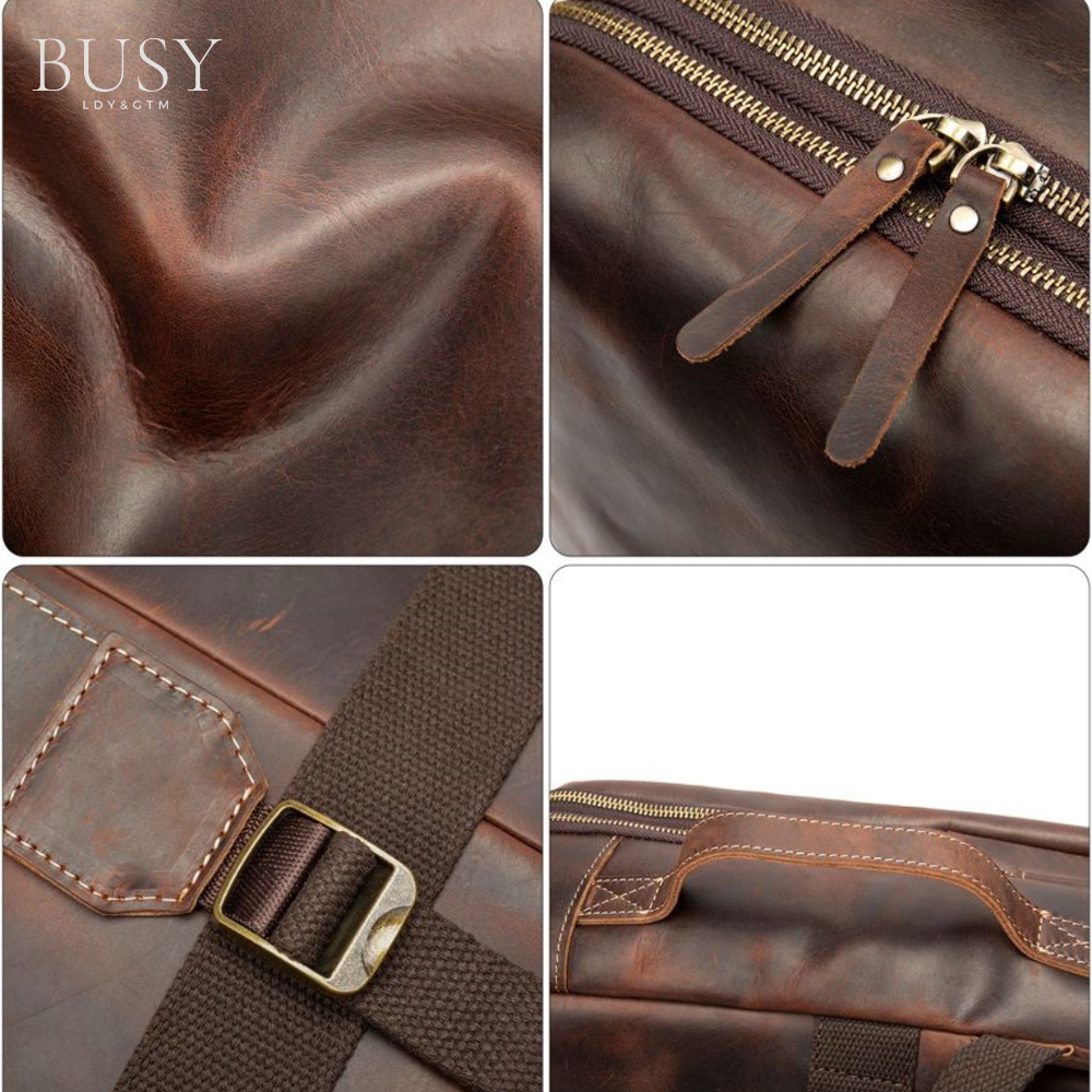 Rucsac barbati din piele naturala Link