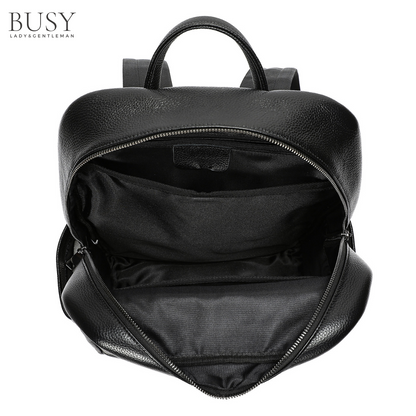 Rucsac Urban / Călătorii din Piele Naturală, Industry, negru