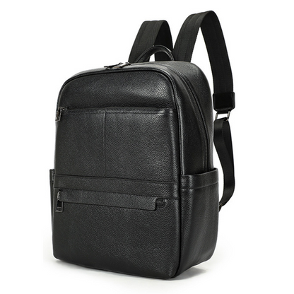 Rucsac Urban / Călătorii din Piele Naturală, Industry, negru