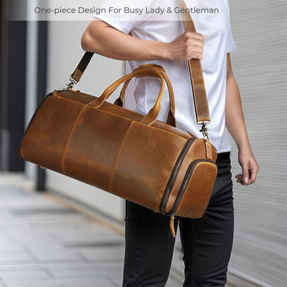 Geanta voiaj piele naturala sala avion business garderoba Atlas Busy Lady & Gentleman