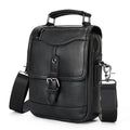 Geanta umar barbati piele naturala business crossbody Tore Busy Lady & Gentleman negru