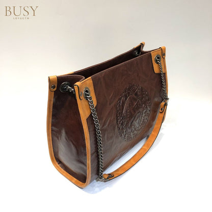 Geantă dama din piele naturală BUSY Lady & Gentleman® Atena - coffee