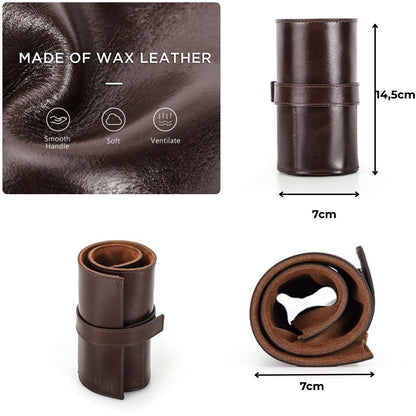 Husă pentru ceasuri de colectie din piele naturala BUSY LDY & GTM®   coffee