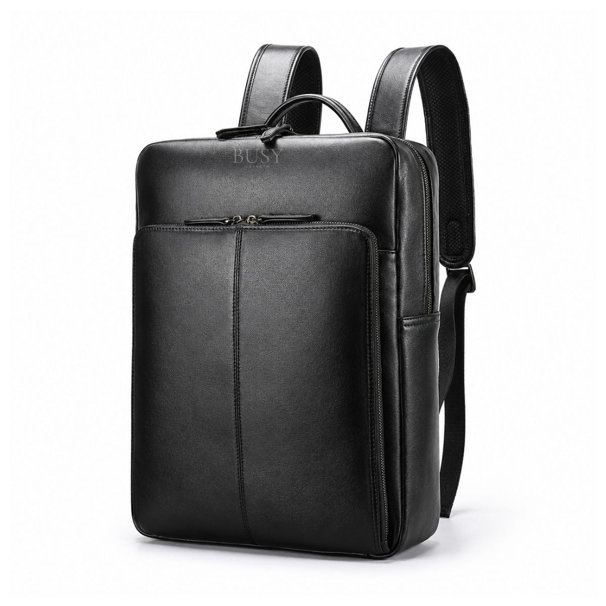 Rucsac business laptop 15’' din piele natural Executive - negru