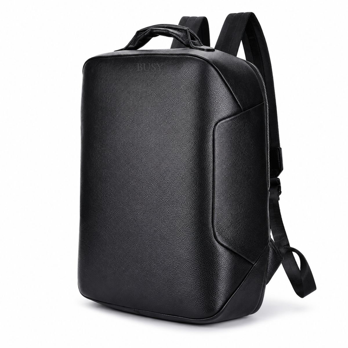 Rucsac laptop 15,6 inch din piele naturală BUSY Lady & Gentleman® Nek - Negru