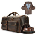 Geanta voiaj piele naturala garderoba Busy Lady & Gentleman® Atlas - dark coffee
