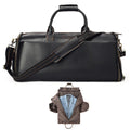 Geanta voiaj piele naturala sala avion business garderoba Atlas Busy Lady & Gentleman negru