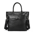 Geanta piele laptop dama 15 inch Criss Busy Lady & Gentleman negru