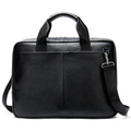 Geanta piele laptop 15.6 inch business Flume Busy Lady & Gentleman negru