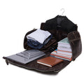 Geanta voiaj piele naturala sala fitness garderoba Atlas Busy Lady & Gentleman dark coffee