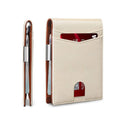 Portofel piele barbati slim RFID Busy Lady & Gentleman bej