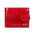 Portofel piele naturala dama lacuit Red Rouge Busy Lady & Gentleman rosu